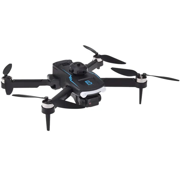 Összecsukható kamerás RC drón 2.4 GHz távirányítóval, LED, 19 cm