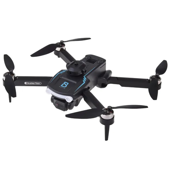 Összecsukható kamerás RC drón 2.4 GHz távirányítóval, LED, 19 cm