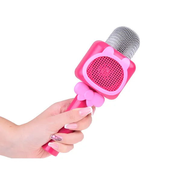 Gyerek vezeték nélküli karaoke mikrofon Bluetooth-szal, felvétel és hangmódok