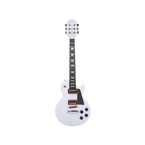 Gyerek elektromos játék gitár pánttal, fekete, 69 cm