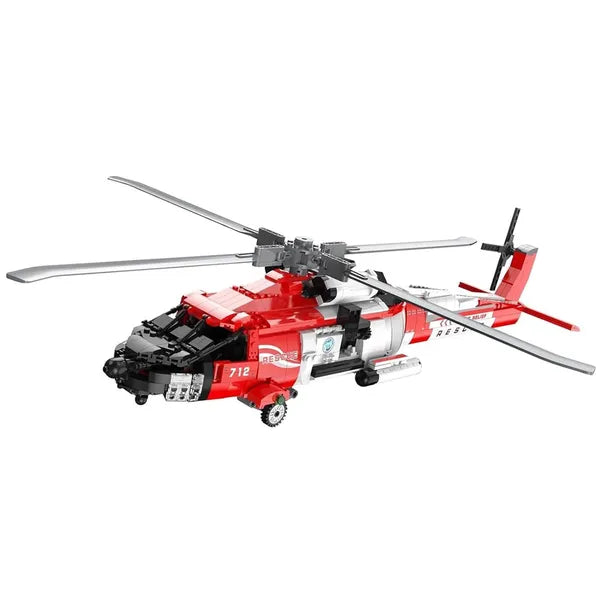 1137 darabos Sikorsky Jayhawk mentőhelikopter technikai építőkészlet