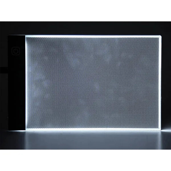 LED megvilágítású A4 rajztábla gyerekeknek, 3 fényerő, USB