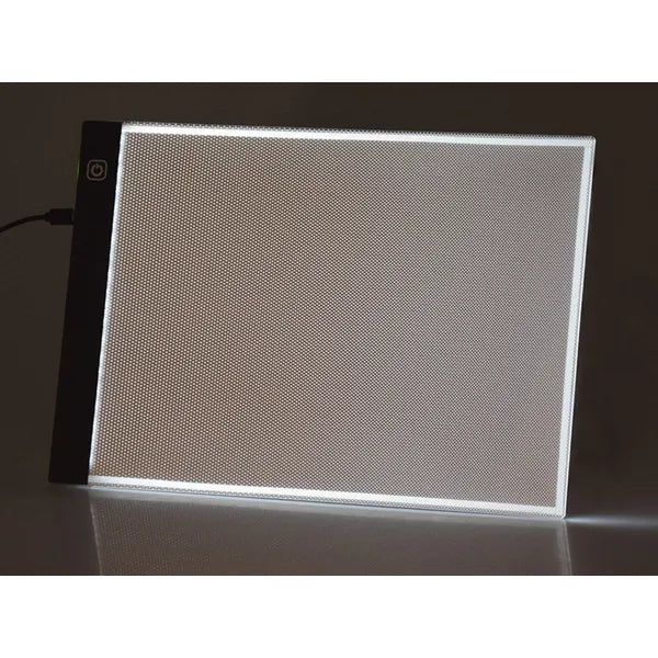 LED megvilágítású A4 rajztábla gyerekeknek, 3 fényerő, USB