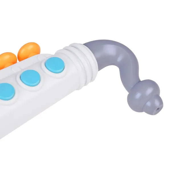 Interaktív gyerek szaxofon, 31 cm, fény-hang, 3 mód, elemes