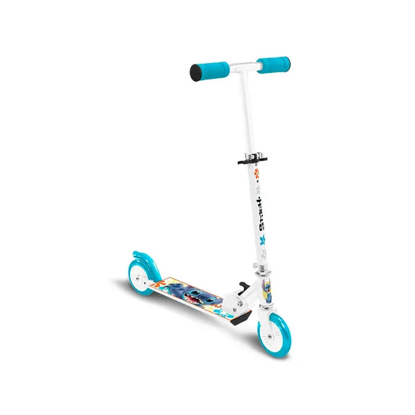 Disney stitch kétkerekű roller - fehér, 50 kg, összecsukható, állítható kormány