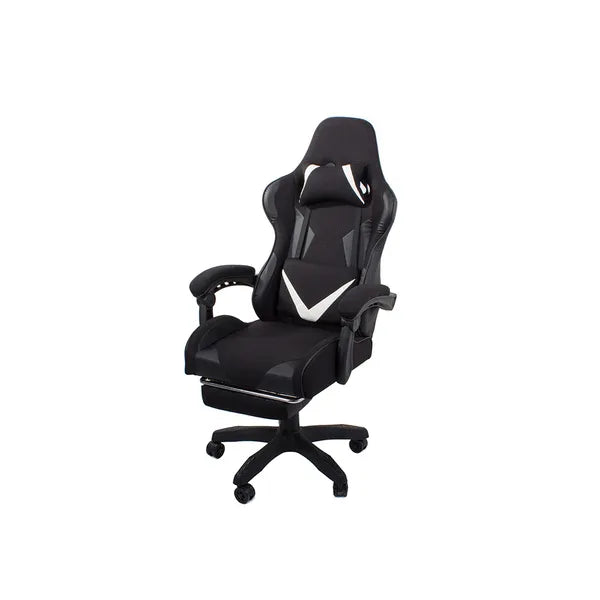 Ergonomikus Bubble gamer forgószék, fekete, állítható háttámla