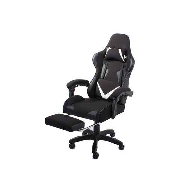 Ergonomikus Bubble gamer forgószék, fekete, állítható háttámla