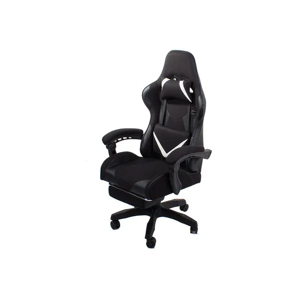 Ergonomikus Bubble gamer forgószék, fekete, állítható háttámla
