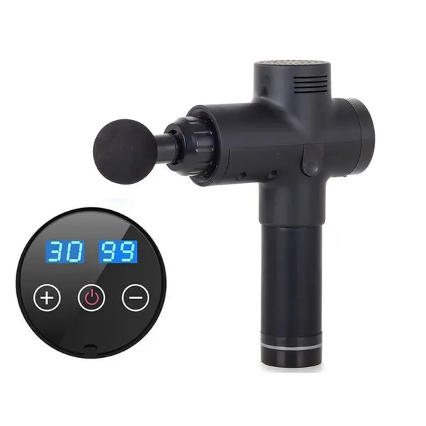 Erős vezeték nélküli masszázspisztoly lcd-vel