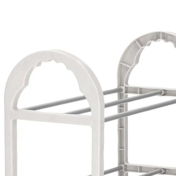 Springos 3 polcos cipőtároló állvány szürke 49x19x47,5 cm 15 kg