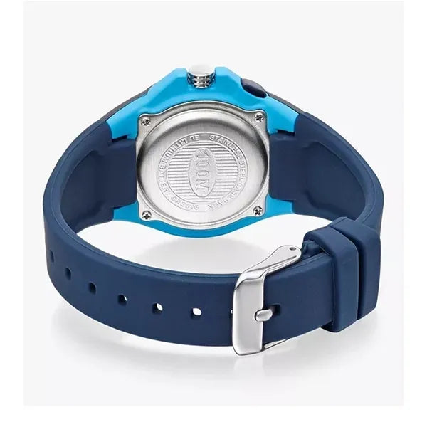 Lorus Classic 36 mm kék gyerek karóra WR100 kvarc műanyag szíj