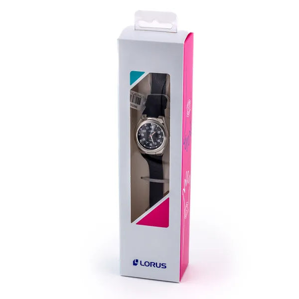 Lorus RRX75GX9 36 mm fekete fiú karóra WR100 kvarc