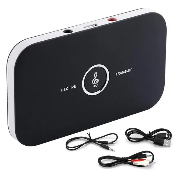 Bluetooth 2-in-1 audio adapter, adó-vevő, AUX 3,5 mm, 10 m hatótáv