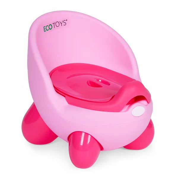 Ecotoys gyermek bili, csúszásmentes, rózsaszín, kivehető betét