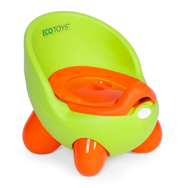 Zöld gyermek bili ecotoys - csúszásmentes, kivehető betét