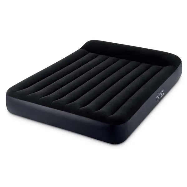 Intex kétszemélyes felfújható matrac 203x152 cm velúr kék