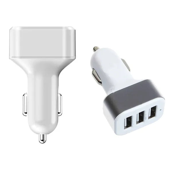 Autós USB szivargyújtó töltő 3 porttal (1.1A, 2.1A, 3.1A) 12–24 V