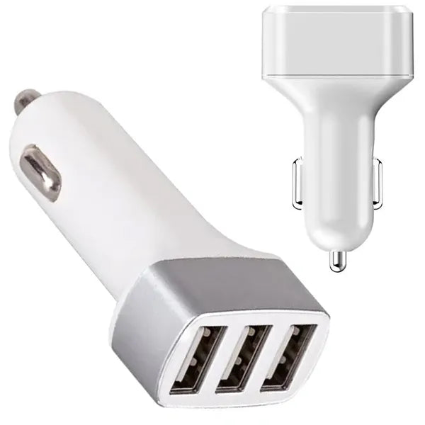 Autós USB szivargyújtó töltő 3 porttal (1.1A, 2.1A, 3.1A) 12–24 V