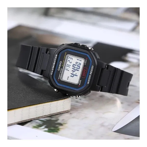 Casio LA-20WH-1C gyerek digitális karóra, fekete, WR30, LED dobozzal