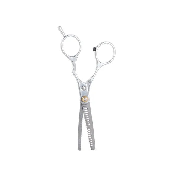 Professzionális 19 fogú ritkító fodrász olló, 15 cm, rozsdamentes