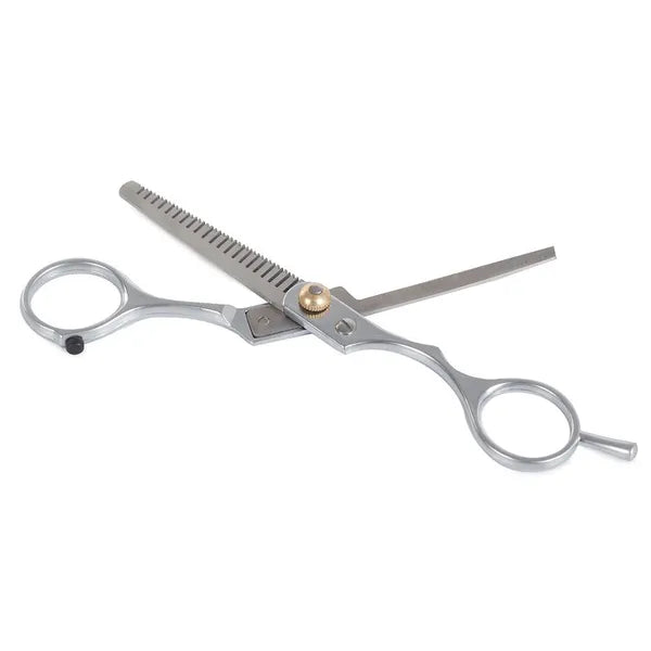 Professzionális 19 fogú ritkító fodrász olló, 15 cm, rozsdamentes
