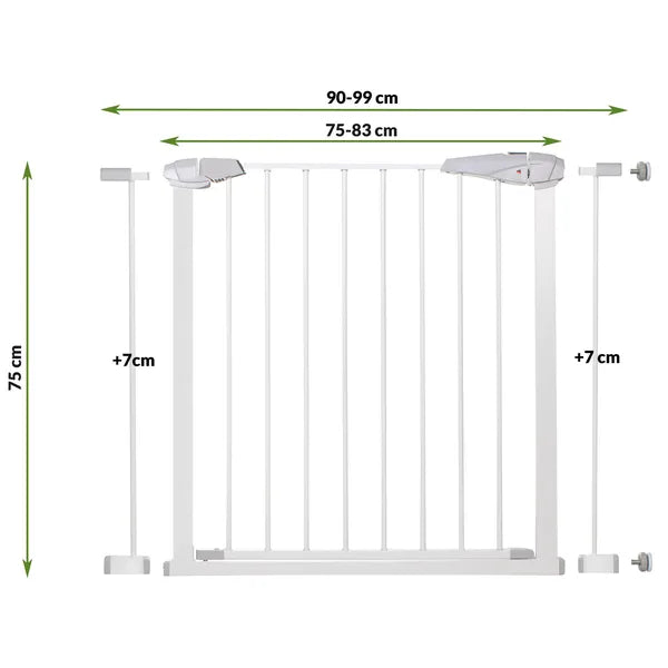 Biztonsági fém ajtórács 76-85 cm