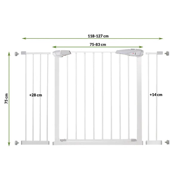 Biztonsági fém ajtórács 76-85 cm