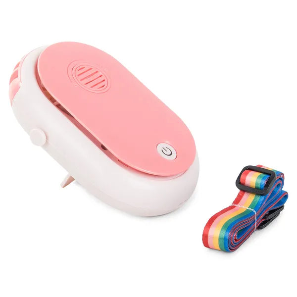 Hordozható nyakba akasztható aromaterápiás ventilátor, USB-s, 2000 mAh