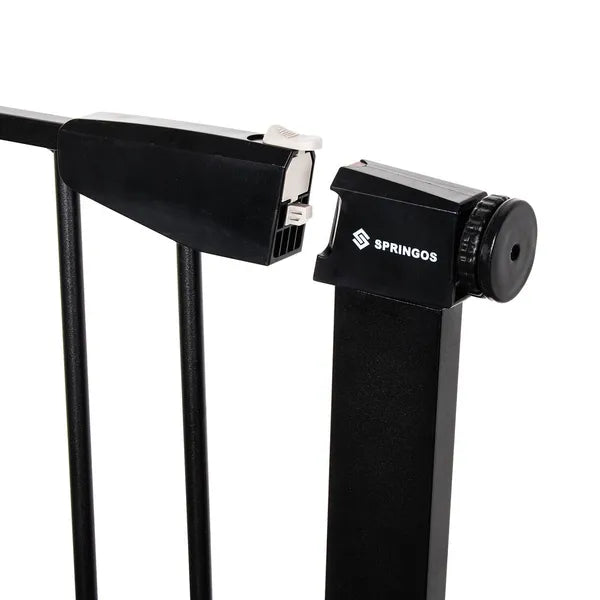 Biztonsági kapu 75-138 cm, automata zár, kétirányú nyitás