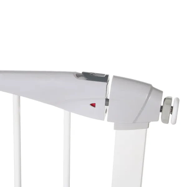 Springos biztonsági kapu 76-85cm, fém+műanyag, automata záródás