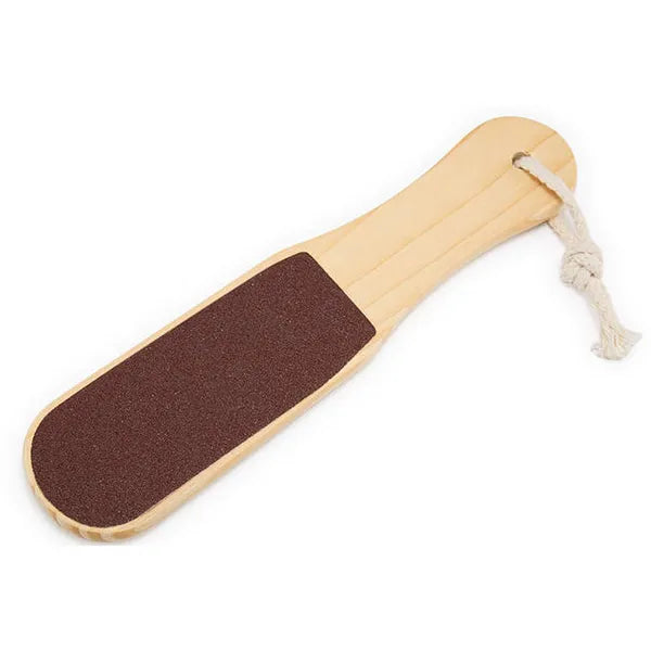 Kétszeres szemcséjű, fából készült sarokreszelő 26 cm
