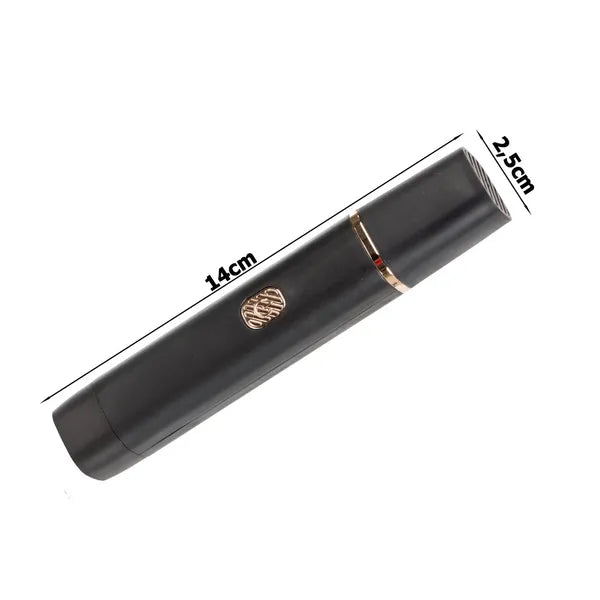 USB-s újratölthető fül- és orrszőr trimmelő, rozsdamentes acél pengékkel