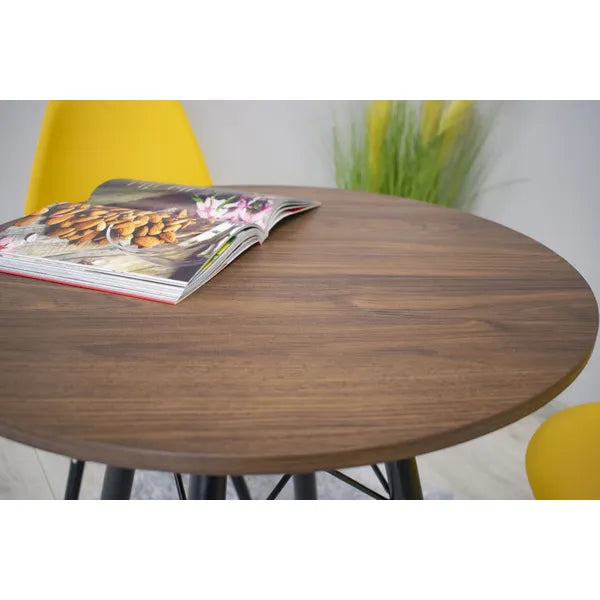 TODI dohányzóasztal, modern skandináv barna, kerek asztallap, 60 cm | model_3577_1-TODI-ETX60