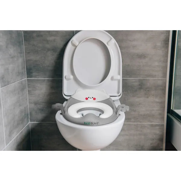 Ecotoys gyermek wc ülőke puhapárnával és fogantyúkkal