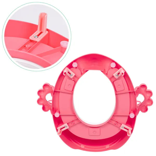 Ecotoys gyermek wc ülőke puhapárnával, rózsaszín