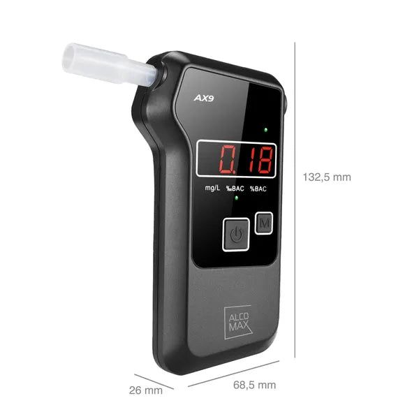 AX9 platinás elektrokémiai alkoholszonda, 0–2‰, 5000 mérés kalibrálásig
