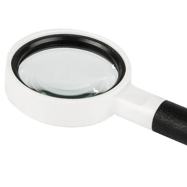 Klasszikus kézi nagyító üveglencsével, 50 mm, 7× nagyítás