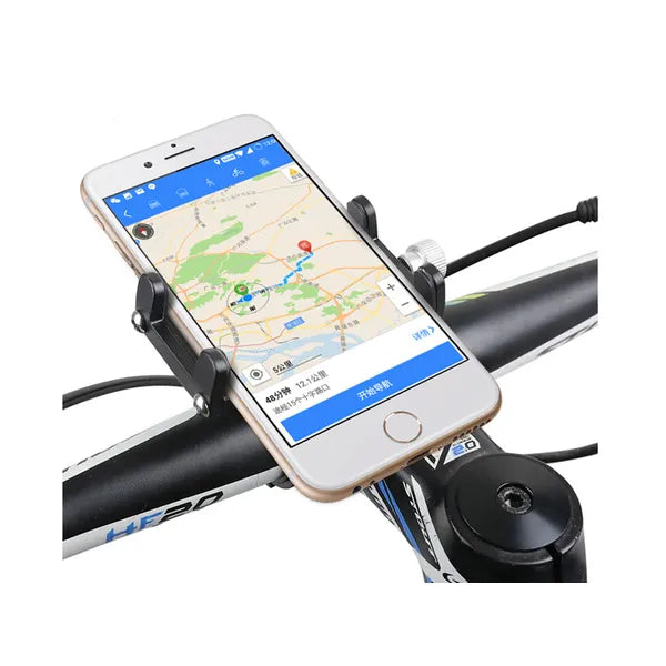Univerzális alumínium kormányos telefontartó kerékpárra/motorra 4,5–10,5 cm