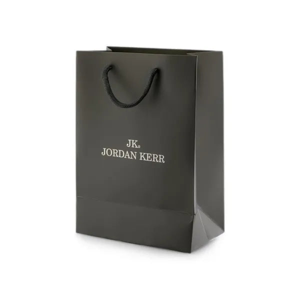 Jordan Kerr exkluzív szürke-ezüst dísztáska, 100×180×247 mm