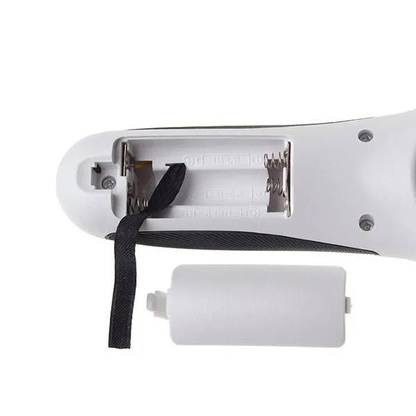 4× nagyítós kézi olvasólupa 60 mm lencsével, 8 LED-del és UV-fénnyel