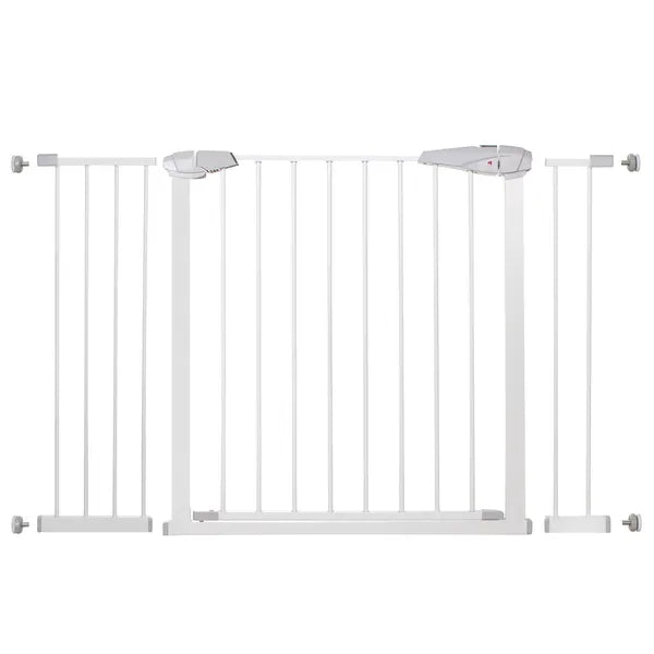 Biztonsági kapu 76-85cm, fém+műanyag, automata zár