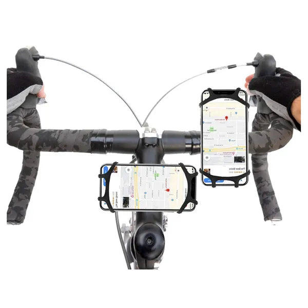 Univerzális szilikon telefontartó kerékpárra, motorra, 4–6,5″