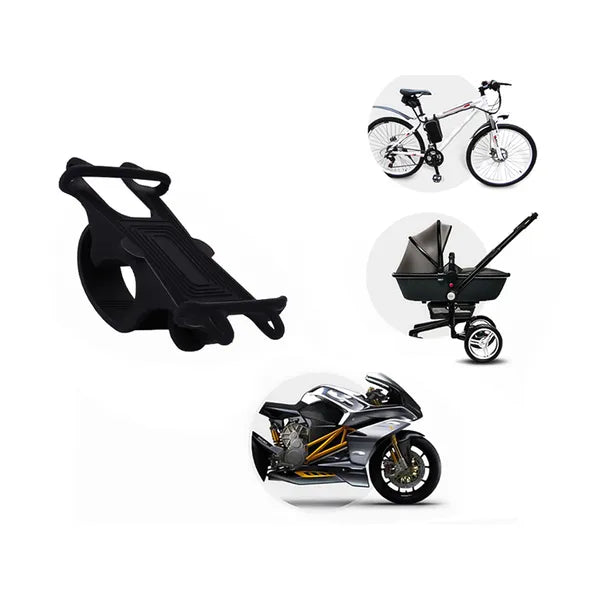 Univerzális szilikon telefontartó kerékpárra, motorra, 4–6,5″