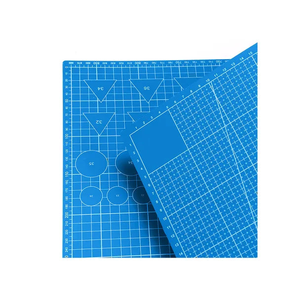 Öngyógyuló vágóalátét A1 (60×90 cm), kék, 3 mm, kétoldalas