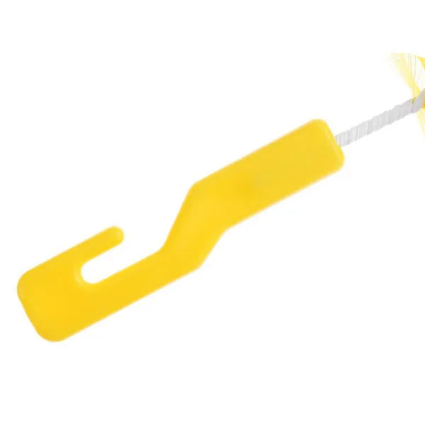 Palack- és pohártisztító kefe szivacsfejjel, 30 cm, fehér