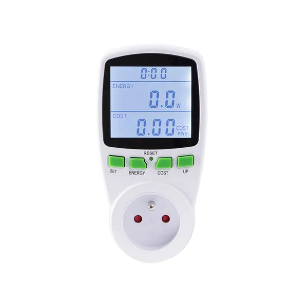 LED-es digitális fogyasztásmérő wattmeter, 230V, 16A 3680W