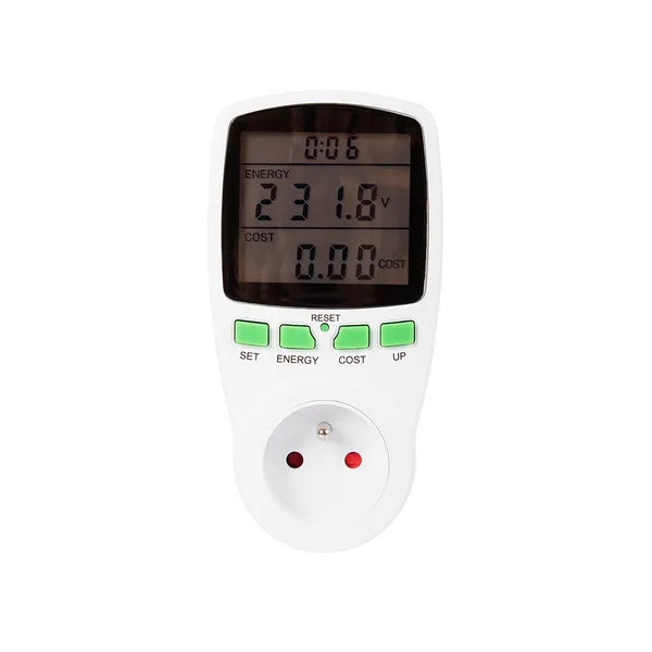 LED-es digitális fogyasztásmérő wattmeter, 230V, 16A 3680W
