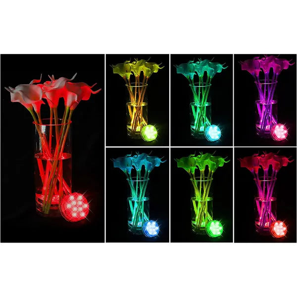 Medence lámpa víz alatti lámpa 10 LED távirányító RGB IP68 vízálló