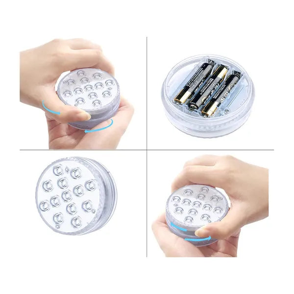 Medence lámpa víz alatti lámpa 10 LED távirányító RGB IP68 vízálló