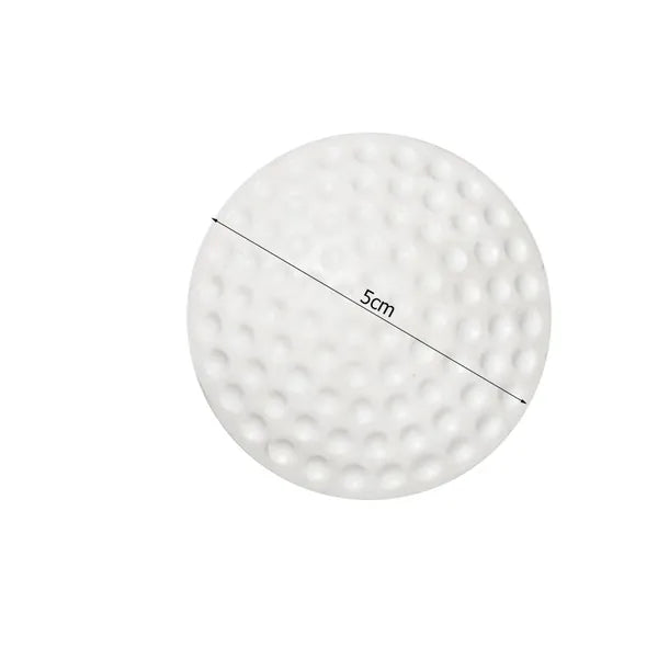 Öntapadós fali ütköző ajtókilincshez, kerek, 5 cm, fehér